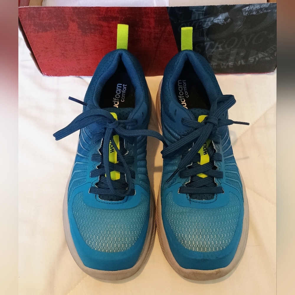 NWT Wolverine Bolt Durashocks Carbonmax Toe Blue Women's Size‎ 6.5 - Picture 2 of 15
